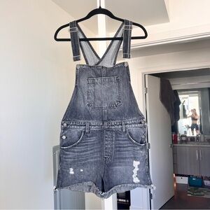 Hudson Sloane Denim Shortall Overalls- S